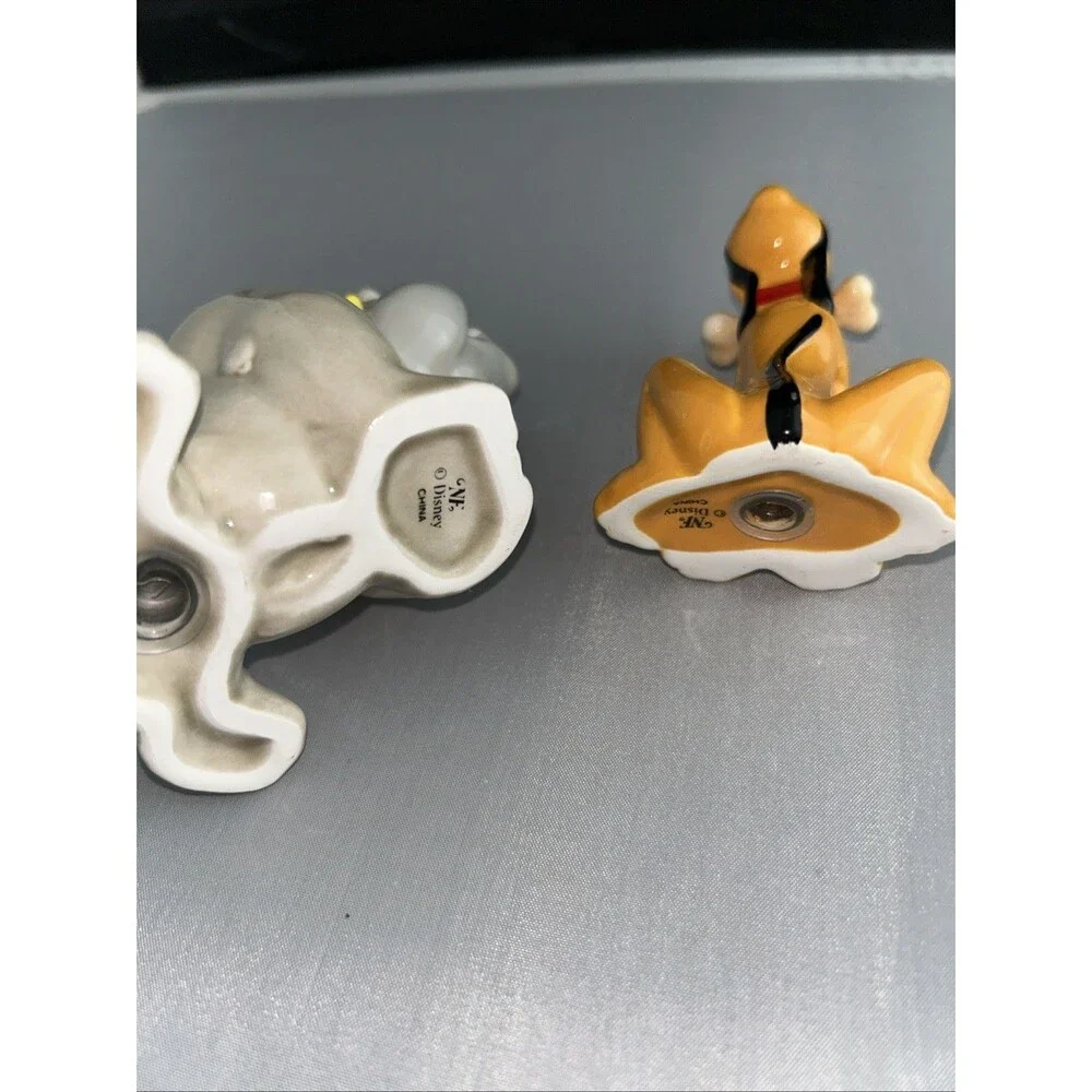 NF Disney Ceramic Pluto and Butch The Bulldog Salt And Pepper Shakers